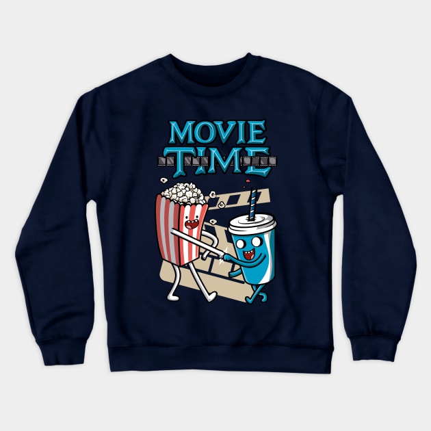 Movie Time Crewneck Sweatshirt by Olipop